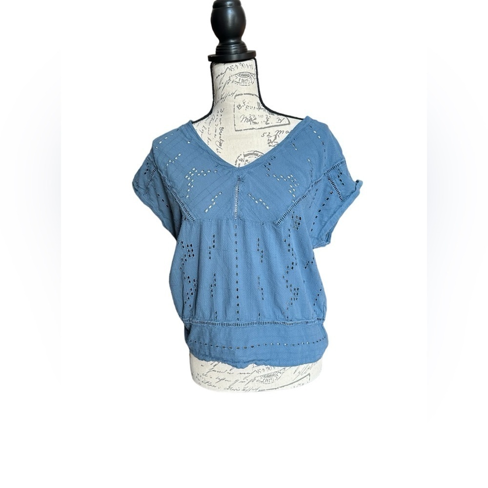 Prana Size Small Women’s Blue Boho Blouse